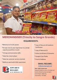 Merchandiser Jobwerld Com In 2020 Caribbean Jobs Job Website Driving Instructor