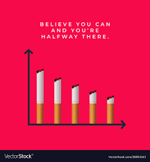 Inspiring Quotes About Quitting Smoking World Vector Image