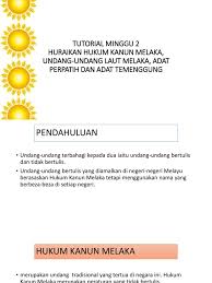 It is based on the characteristic of the patrilineal form of organisation and. Adat Perpatih Dan Adat Temenggung