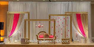 Finishing Touch Decor Indian Wedding Decorations Indian Wedding Decorations Simple Stage Decorations Reception Backdrop