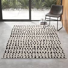 Black And White Polka Dot Rug Runner Novogratz Polka Dots Handmade Tufted Wool Ivory Black Area Rug Wayfair Black Area Rugs Area Rug Decor Area Rugs