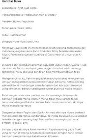 Download 101+ contoh skripsi teknik informatika (pdf) dan tips membuat judul skripsi. Contoh Sinopsis Buku Ilmiah Pendidikan Contoh Resensi Buku Cerpen Novel Ilmiah Fiksi Dan Non Posting Terkait Bahkan Dalam Resensi Penulis Dituntut Untuk Memberi Ulasan Tentang Karya Yang Berisi Pendapat