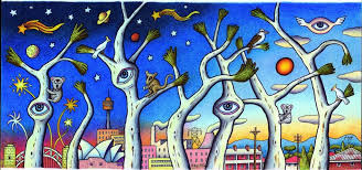 Millennial Wallscape Art About Sydney Australian Art Summer Drawings Sydney New Years Eve