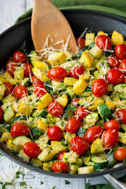 Sprinkle mixture with salt and pepper to taste. Sauteed Zucchini Squash Tomatoes Garlic Parmesan Cooking Classy