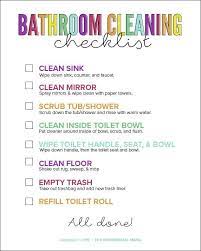 Free Printable Bathroom Cleaning Checklist For Kids Bathroom Cleaning Checklist Bedroom Cleaning Checklist Bathroom Cleaning