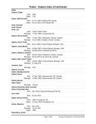 Outline Descendant Report