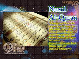 Kejadian sejarah itu adalah nuzul qur'an; Selamat Hari Nuzul Al Quran Bila Benang Berkait