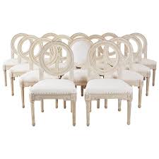 Set Of Six Louis Xvi Gustavian Style Dining Chairs In 2020 Dining Chairs Dining Room Chairs Modern Painted Dining Chairs