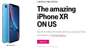 offering iphone xr at no extra cost