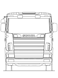 500 x 344 jpg pixel. Kleurplaat Scania R Vrachtwagen Leukekleurplaten Nl
