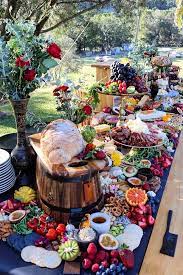30 Rustic Bbq Wedding Ideas Best For Backyard Wedding Reception Cold Buffet Food Displays Grazing Tables