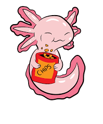 Axolotl designed by carlos puentes | cpuentesdesign. Cute Axolotl Lover Snaxolotl Kawaii Axolotl Food Sweets Throw Pillow For Sale By Eq Designs
