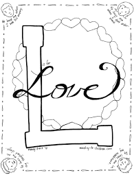 In the other coloring page, the lyrics i stand alone on the word of god are at the top of the page. Christian Valentines Day Coloring Pages About Love 100 Free