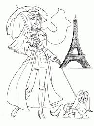 Let her have her own coloring experiment with these coloring pages. 25 Creative Picture Of Fashion Coloring Pages Albanysinsanity Com Barbie Coloring Pages Barbie Coloring Cute Coloring Pages