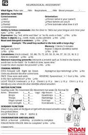 Nursing Neurological Assessment Forms Kozen Jasonkellyphoto Co