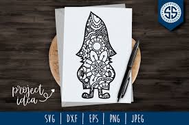 Download Gnome Mandala Zentangle Graphic By Savoringsurprises Creative Fabrica