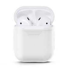 Matte Anti Fall Silicone Protective Case For Apple Airpods White Anti Fall Design Protective Case Mad Protective Cases Headphone Accessories Earphone Case