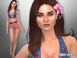 Скачать симка Lidia Hampton от divaka45 для Симс 4