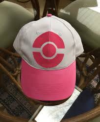 Pink Pokemon Trainer Hat Pink Pokemon Black Pokemon Pokemon Trainer