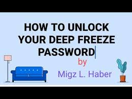 I have been receiving a number of requests on how to disable #deepfreeze. How To Retrieve Deep Freeze Password Youtube