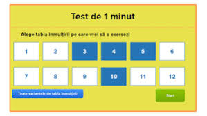 Download & view test tabla inmultirii as pdf for free. ExerseazÄƒ Variantele De Tabla InmulÈ›irii Online Contra Cronometru Test De VitezÄƒ