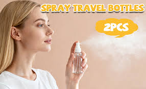 OBYJCA 20ml Small Spray Bottle, 2 PCS Re-Usable Travel Spray Bottle Mini  Spray Bottles 20ML Transparent Fine Mist Sprayer Bottles Plastic Empty  Refillable Atomiser with Caps Holiday Travel Bottle : Amazon.co.uk: Home