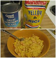 No More Ramen Mahatma Yellow Rice 75 Cents Great Value Great Food I Plan On Making Mahatma Yellow Rice Recipe Great Northern Beans Yellow Rice Recipes