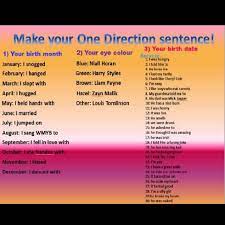 (2,370.55 mi) nanaimo, bc, canada, bc v9s3y3. One Direction Sentence Based On Your Birthday Mine Was I Hugged Harry Styles Because He Loves Me One Direction Imagines One Direction Directions