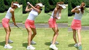 🇯🇵女子ゴルフ】男性の視線を釘付けにする美女ゴルファーの美しいスイングフォーム😍何度も見てお手本にしましょうっ💕【日本人女子ゴルファー@mai. golf】Vol2 - YouTube
