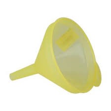 قمع بلاستيك 12سم أصفر Cosmoplast العلامات التجارية Saco Store