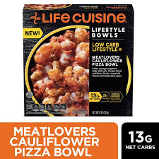 Not to mention, these dinners are loaded with vegetables and also serve up healthy proteins and fats. Life Cuisine Cauliflower Meatlovers Pizza Bowl Frozen Meal 11 Oz Walmart Com Walmart Com