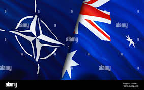 Australia flags. 3D Waving flag ...
