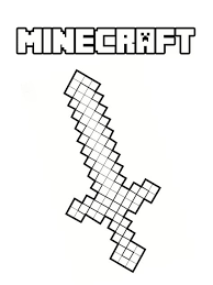 Voici les modèles et grilles pour dessiner facilement un personnage célèbre du jeu minecraft, steve. Coloriage Minecraft 20 Modeles A Imprimer Gratuitement Coloriage Minecraft Epee Minecraft Dessins Minecraft