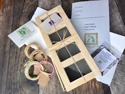 Scoring a piece of card stock means that you use a blunt piece of metal (a butter knife, for example) against your ruler to create an indentation on your card stock. Handmade Paper Business Card Wedding Place Card Diy Kit With Multi Mold And Deckle Wooden Deckle