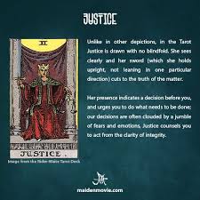 Maiden Justice Tarot Tarot Card Spreads Tarot Major Arcana