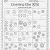 This worksheet lets your first grader play with money, while he practices counting and working with pennies. 3