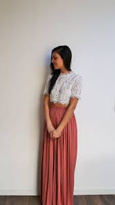 Maxi Jupe Longue Vieux Rose Boheme Taille Haute Plissee Fluide Jupe Longue Demoiselle Tenue Mariage Boheme Chic Demoiselle D Honneur Jupe Tenue Mariage Boheme