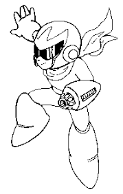 Megaman zx coloring sheet printable. Megaman Coloring Page Bmo Show
