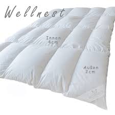 100% baumwolle, feinstes mako inlett mit zierkante. Bettdecke Daunendecke Falkenreck Wellnest 4 2 Warm Betten Seifert