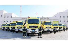 التعطوع في أعمال الدفاع المدني. Ø§Ù„Ø¥Ø¯Ø§Ø±Ø© Ø§Ù„Ø¹Ø§Ù…Ø© Ù„Ù„Ø¯ÙØ§Ø¹ Ø§Ù„Ù…Ø¯Ù†ÙŠ ØªØ¯Ø´Ù† 13 Ø³ÙŠØ§Ø±Ø© Ø¥Ø·ÙØ§Ø¡ Ø­Ø¯ÙŠØ«Ø©