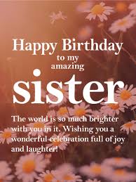 Short Birthday Wishes For Elder Sister In English Pretty Daisy Happy Birthday Wishes Card For Sister Birthday Greeting Cards By Davia Happy Birthday Sister Quotes Happy Birthday Wishes Sister Happy Birthday Wishes Quotes