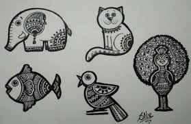 Drawing 5 Simple Animals In Your Doodle Line Art Drawings Easy Doodles Drawings Simple Doodles