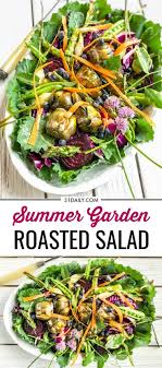 An Antipasto Style Summer Garden Roasted Salad Recipe Yummy Salad Recipes Roasted Artichoke Summer Grilling Recipes