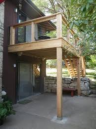 Second Floor Deck Design Google Search Balcony Design Deck Design House Front