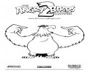 In angry birds movie 2, the fight between the moody birds and the mean green piglets gets a new twist. Mighty Eagle Rovio And Sony Pictures Coloring Pages Printable