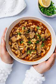 Oyster Mushroom Soup Recipe With Pasta Give Recipe Recipe Mushroom Soup Recipes Pasta Recipes Stuffed Mushrooms