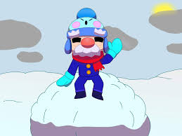 He blasts foes with a wide shot of wind and snow and his super gale blasts a large snow ball wall at his enemies! Brawl Stars Gale Wallpapers Wallpaper Cave