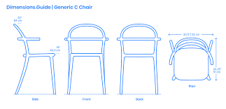 The depth is 38 inches and the height is a chair and a half are wider and deeper than a usual seat. Generic C Chair Dimensions Drawings Dimensions Com