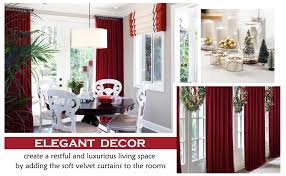 228 x 137cm (12) 228 x 182cm (20) 228 x 183cm (58) 228 x 228cm (21) 228 x 229cm (225). Amazon Com Stangh Luxury Red Velvet Curtains Extra Long 108 Inch Heat Light Reducing Thick Heavy Duty Velvet Drapes With Rod Pocket For Large Window French Door Christmas 52 X
