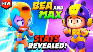 Nani is a robotic brawler that is releasing in the early june update! New Brawler Bea And Max Stats Found In Brawl Talk Brawl Stars 2019 December Update Youtube
